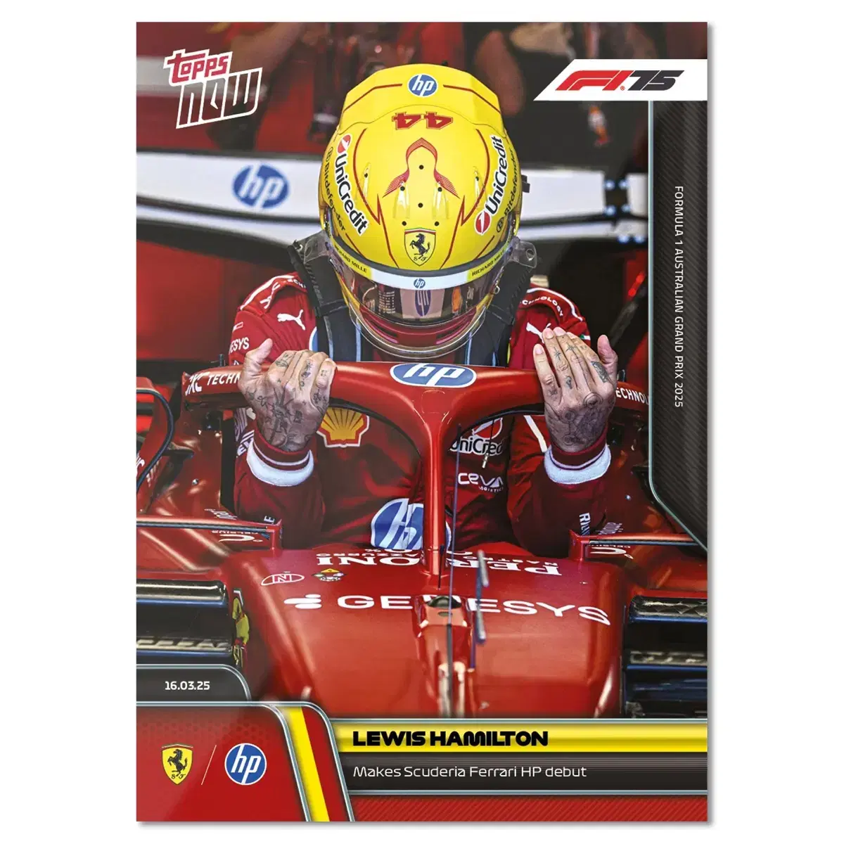 2025 フェラーリ ハミルトン ドライバーカード 2025 フェラーリ ハミルトン ドライバーカード 【公式通販】